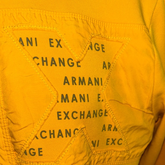 Armani Exchange Yellow Half-Zip Pullover - Picture 8 of 11